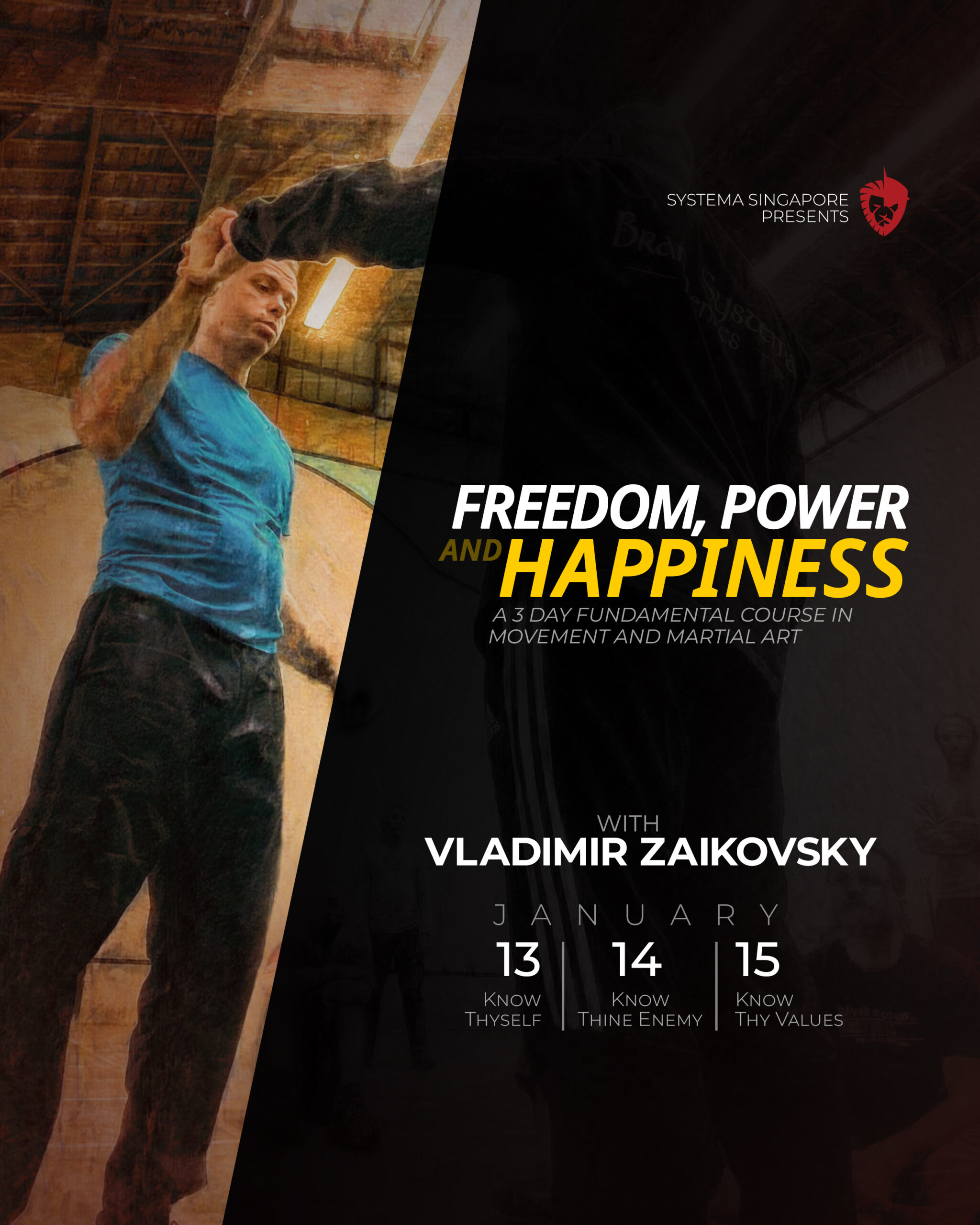 “Freedom, Power & Happiness” with VLADIMIR ZAIKOVSKY [Member Registration]
